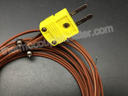 Type K Thermocouple RTD With Miniature Male 2 Pin Connector  Cable