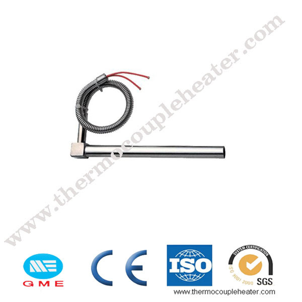 200W 300W 400W 500W Single Ended Heating Resistance Rod Cartridge Heater With Thermocouple K