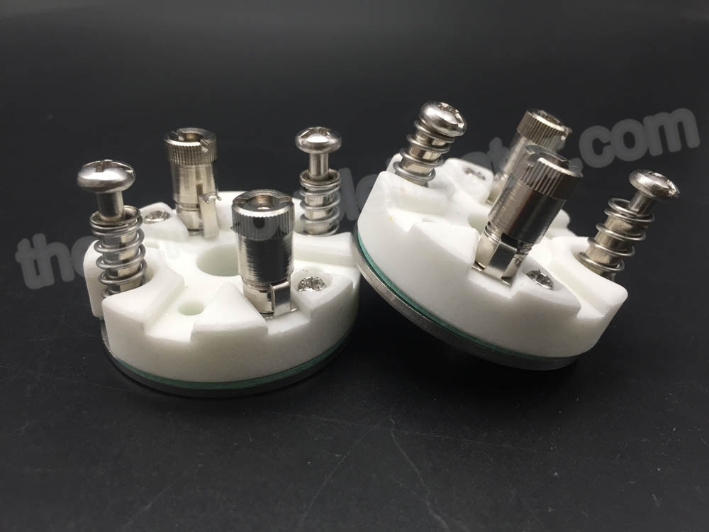2-6 Pins Thermocouple Components Ceramic Terminal Connection Block D-2P-C