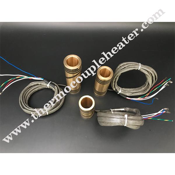 High Performance Brass Nozzle Heater with J Thermocouple for Industrial Heating